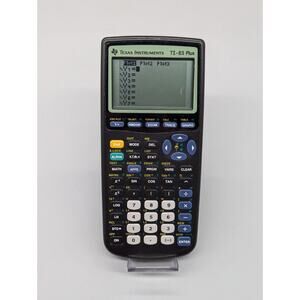 Texas Instruments TI-83 Plus Graphing Calculator W/Cover Tested And Works